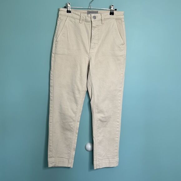 Everlane The Slim Leg Crop Pant in Sandstone - Picture 2 of 10